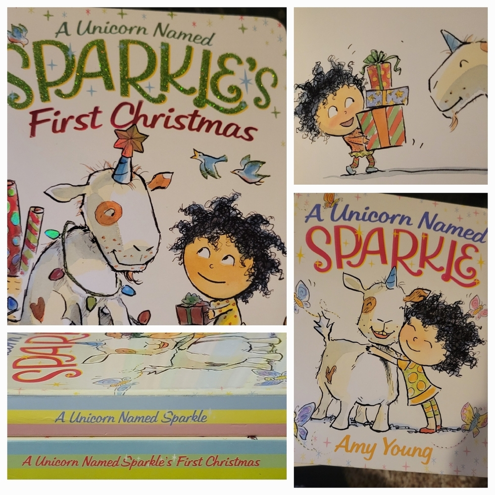 A Unicorn Named SPARKLE and Sparkle First Christmas Children Books Early Reader